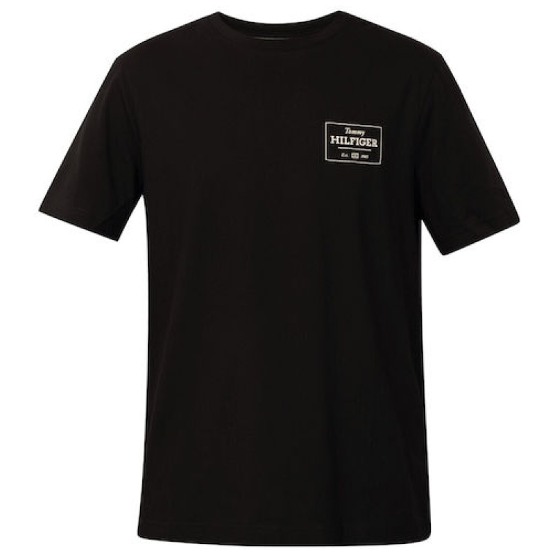 TOMMY HILFIGER Monotype printed label tee
